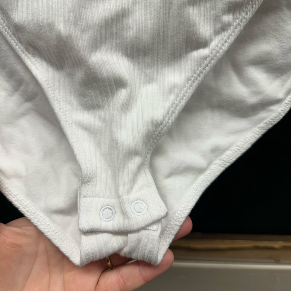 2 Old Navy Ribbed Bodysuits - Picture 5 of 8